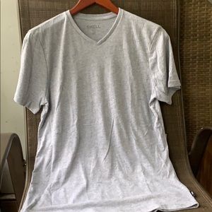 Mens grey v-neck t-shirt